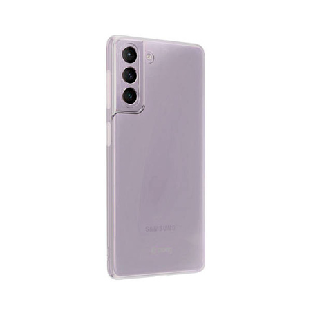 Crong Crystal Slim Cover - Etui Samsung Galaxy S21 Fe (Przezroczysty)
