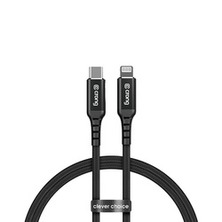 Crong Armor Link Kabel Mfi USB-C / Lightning 150Cm