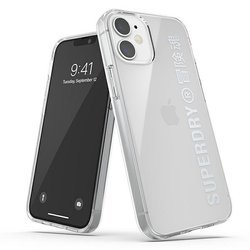 Etui SuperDry Snap Do iPhone 12 Mini Compostab le Case, Silver