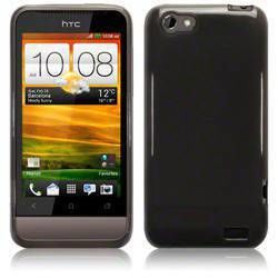 Etui Terrapin do HTC One V  żelowe - czarny