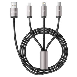 Kabel Tech-Protect Ultraboost 3w1 Lightning & Typ-C & Micro-USB 3.5A 100cm