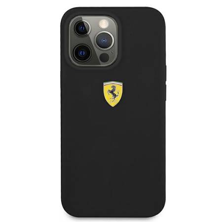 Etui Ferrari Silicone Black Do iPhone 13 Pro Max