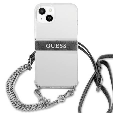 Etui Guess Strap Silver Chain Do iPhone 13 Mini