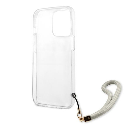 Guess Marble Strap - Etui iPhone 13 Pro Max (Biały)