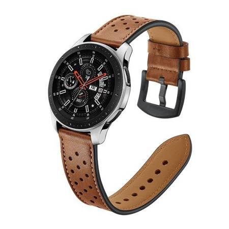 Pasek Tech-Protect Leather Samsung Galaxy Watch 3 45mm Brown