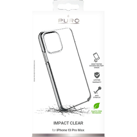 Puro Impact Clear - Etui iPhone 13 Pro Max (Przezroczysty)