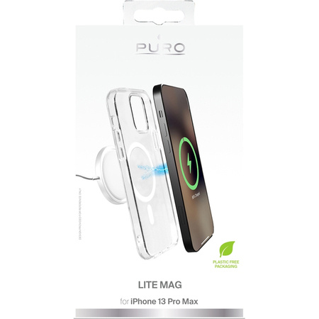Puro Litemag - Etui iPhone 13 Pro Max Magsafe (Przezroczysty)