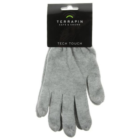 Rękawiczki Terrapin Do Ekranów Dotykowych - Szare