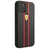 Etui Ferrari Do iPhone 12/12 Pro On Track Pu Carbon (Czarny)