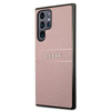 Guess Saffiano Stripe - Etui Samsung Galaxy S22 Ultra (Pink)